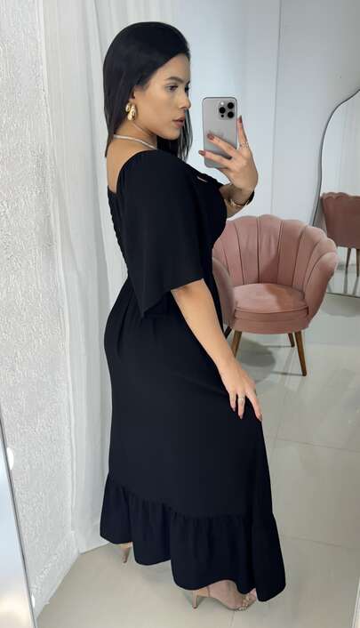 VESTIDO LINDA - PRETO